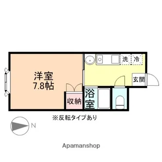 アストリアⅡ【108号室】の間取り