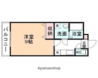 ピースフルⅡ【107号室】の間取り