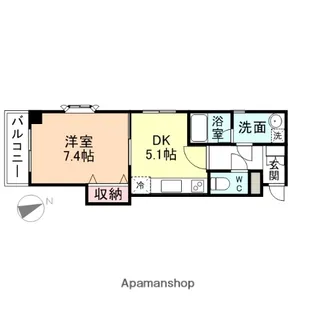サンライズ五福公園【9階】の間取り