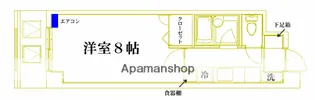 パークハイム西山王【203号室】の間取り