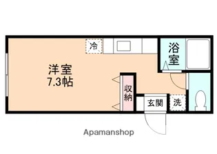 シャトレ五福【1階】の間取り