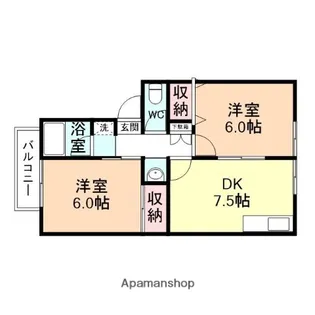 SHAMROCK【2階】の間取り