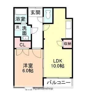 ラ・ヴィラ大沢野【402号室】の間取り