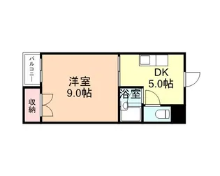カレント【203号室】の間取り