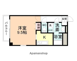 ファースト・レーベン大手町【9階】の間取り