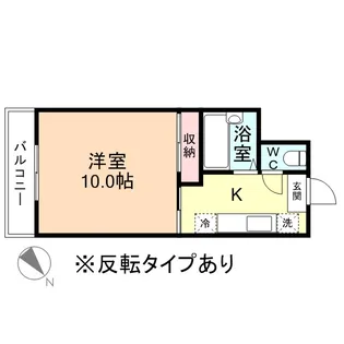PLAZA寺町Ⅱ番館【4階】の間取り