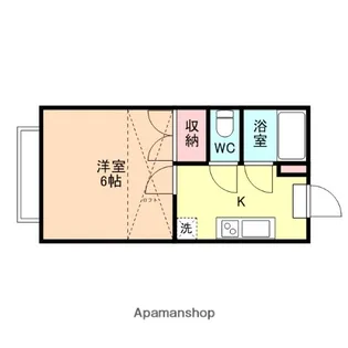 メープル五福【1階】の間取り