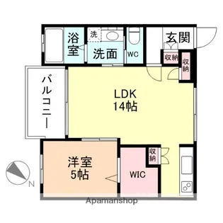 プルミエールU【4階】の間取り