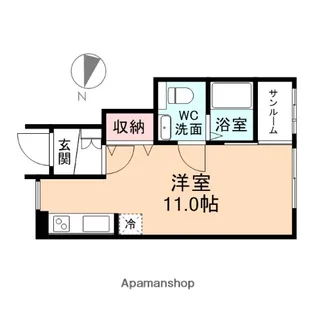セシボン17【103号室】の間取り