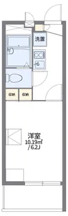 レオパレス相生【301号室】の間取り