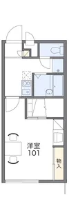 レオパレスやすらぎ【106号室】の間取り