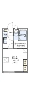 レオパレス京浜建物水橋ハイムB【104号室】の間取り