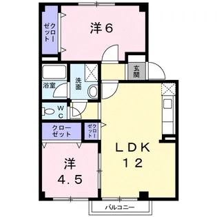 リブアライフ花梨【1階】の間取り