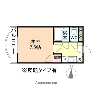 シティハイツ安野屋【2階】の間取り