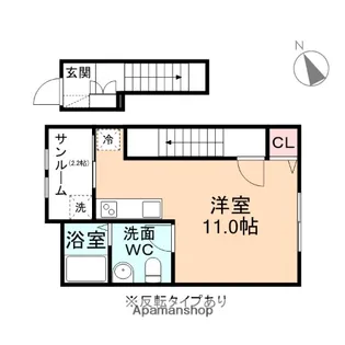 ジオコート本郷 D棟【202号室】の間取り