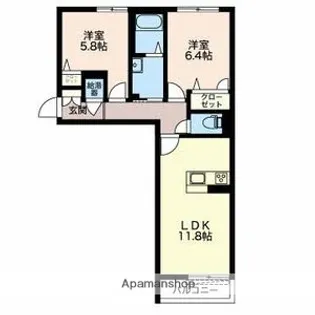 シエロ【1階】の間取り