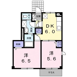ルミナス【1階】の間取り