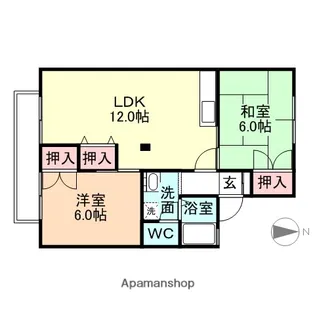 蛍川館【1階】の間取り