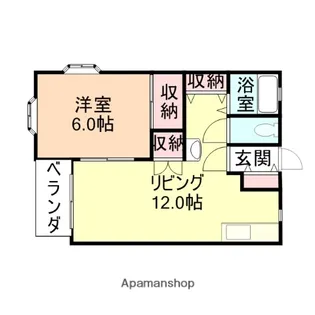 ノウモリハイツ【2階】の間取り