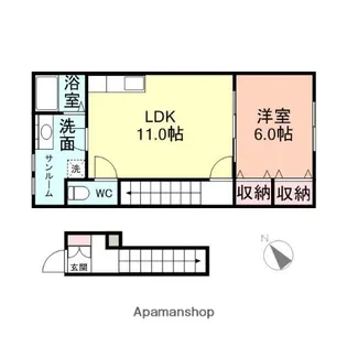 SOLAIE【2階】の間取り