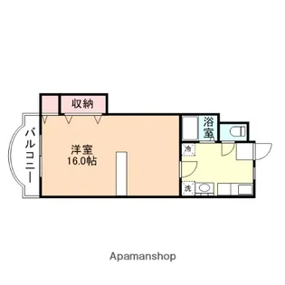ラフィネ清水1号館【3階】の間取り