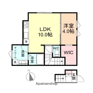 N’ENUPHAR A棟【2階】の間取り