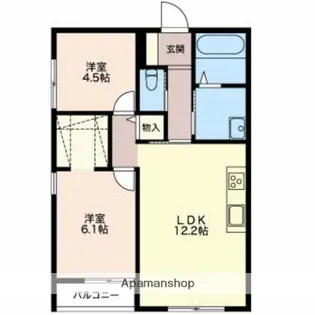プレミアス町新Ⅱ【1階】の間取り