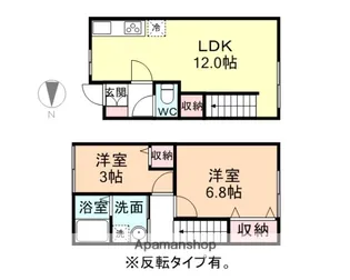 LIVE SENSE【1階】の間取り