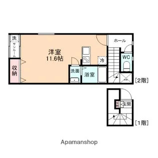 FIRST SQUARE C棟【1階】の間取り