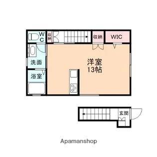 AMOUR ET SOURIRE【2階】の間取り