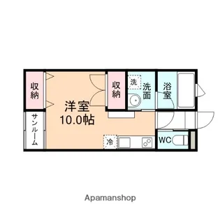 ステイツ八尾【202号室】の間取り