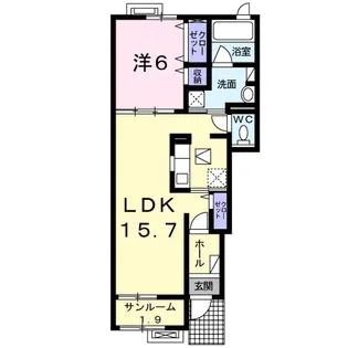 ANGE(アンジュ)【1階】の間取り