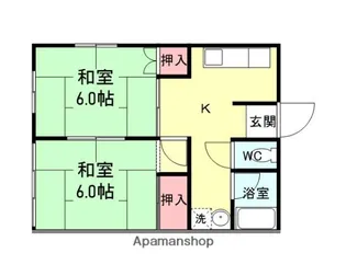 第一アーバンハイム【2階】の間取り
