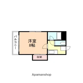アメニティ【202号室】の間取り