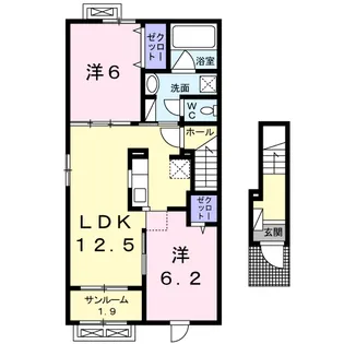 グランリーオ・R Ⅰ【2階】の間取り