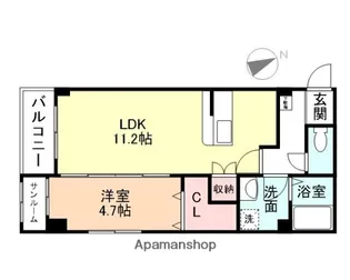I−VITA TENSHOJI−G【3階】の間取り