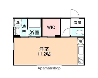 富山県富山市久方町【アパート】の間取り