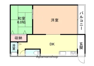 アステール【202号室】の間取り