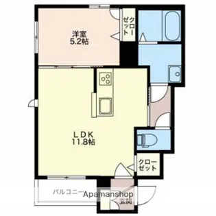 クレスティーク【2階】の間取り