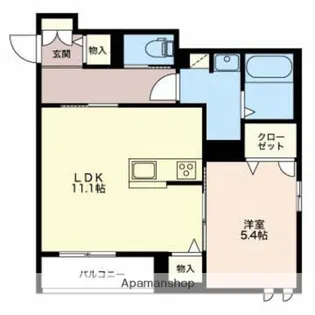クレスティーク【2階】の間取り