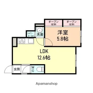ERBETTA【1階】の間取り