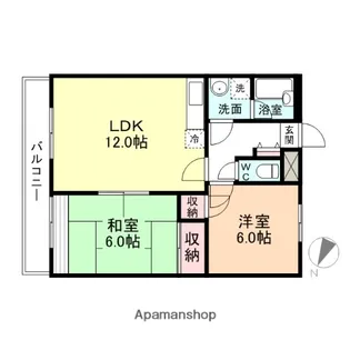 イストワール【2階】の間取り