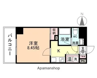 ファースト・レーベン大手町ANNEX【6階】の間取り