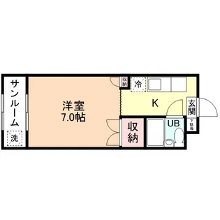 BRUNO五福【1階】の間取り