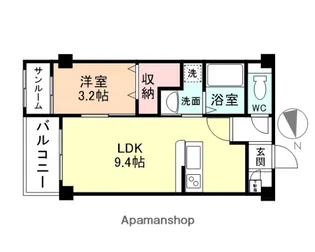 LOUTRE堀川【3階】の間取り