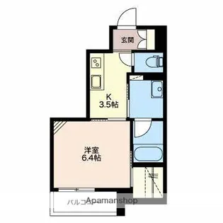 CIEL牛島本町【3階】の間取り