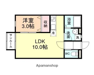 AQ SQUARE【1階】の間取り