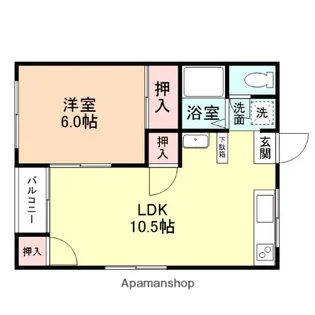ヴィラ・シャローム5【1階】の間取り