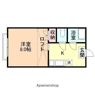 プチフルール【1階】の間取り