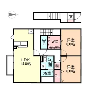 ブランズ天正寺【2階】の間取り